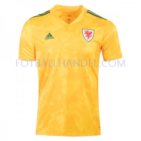 Herre Fotballdrakter Wales Borte Euro 2020 Kortermet